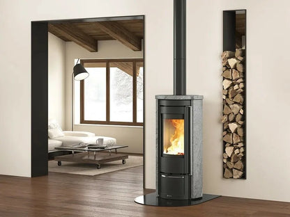 Nordica LIÙ 5.0 PETRA Prestige Sobă pe lemne 7,5 kW - 215 m³ - piatră naturală