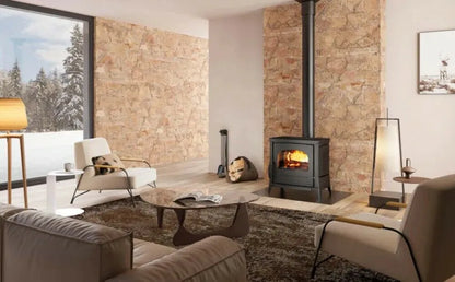 Nordica Lavinia Eos Prestige 11,9 kW - 338 m³ sobă catalitică pe lemne din fontă - antracit negru