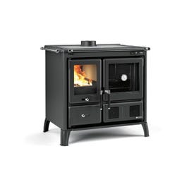 Nordica Gardenia 5.0 vst Prestige Sobă pe lemne de 9,5 kW - 272 m³ încălzibil - antracit negru