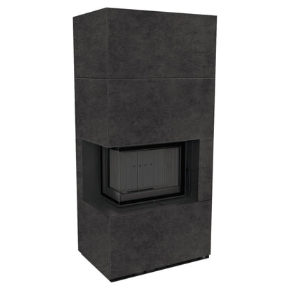 Flotek BOX 8 kW FOKOS GRAFITE Sticla Stanga - Samota Neagra