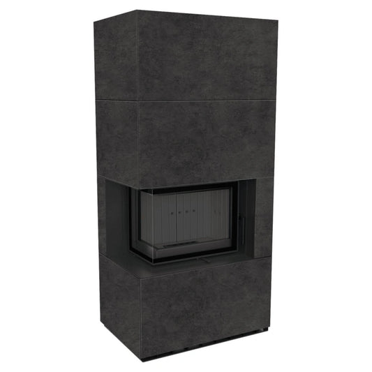Flotek BOX 8 kW FOKOS GRAFITE Sticlă Stanga - Samota Neagra