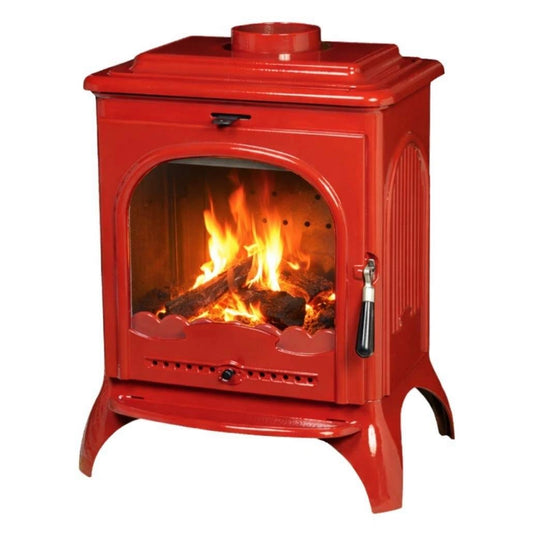 Sobă fontă Seville 2 - 7-10.5kW - Rosu