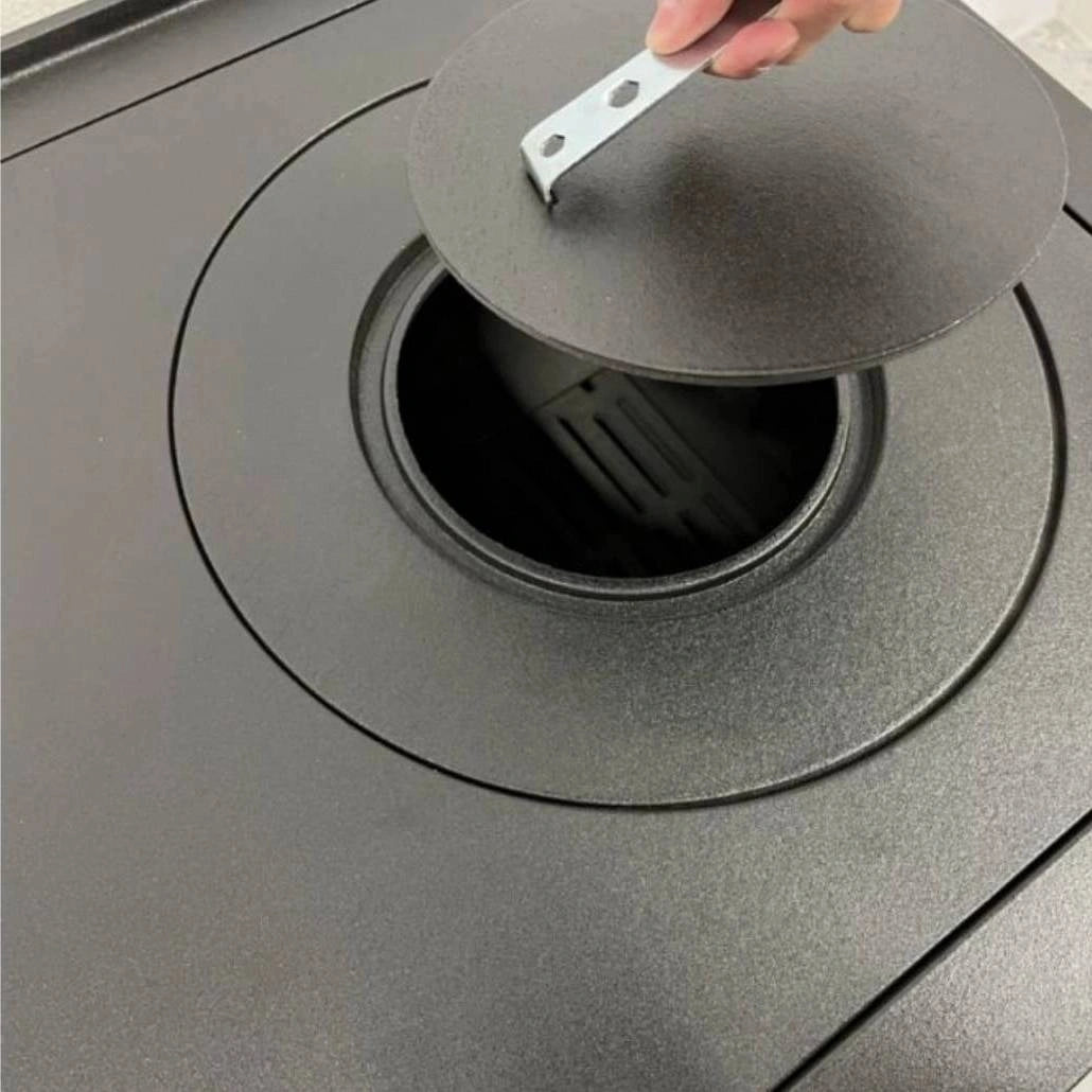 Soba de gatit SL85 Alb cu plita si cuptor - 8kW - racord stanga