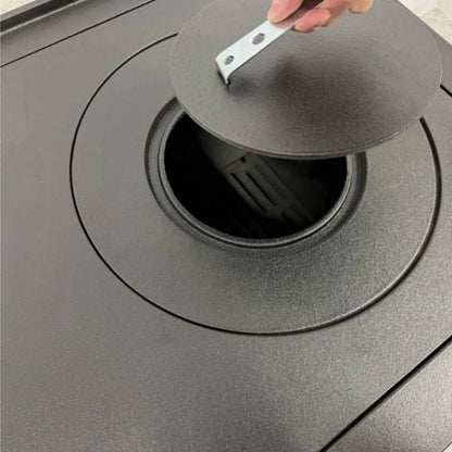 Soba de gatit SL85 Alb cu plita si cuptor - 8kW - racord stanga