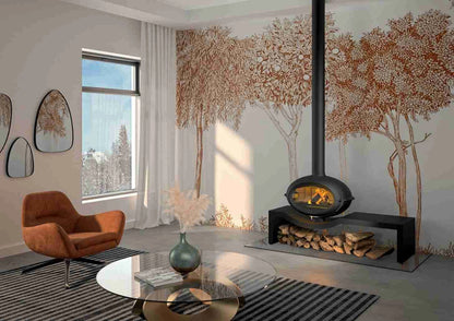 Soba fonta Brio cu suport tip banca 7-10.5kW