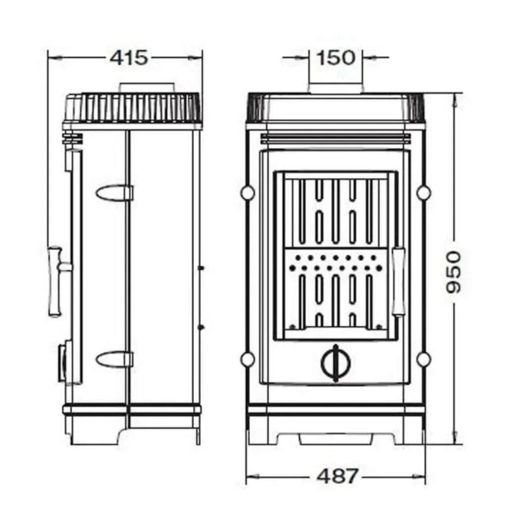 Soba fonta Cassine 10-15kW