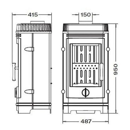 Soba fonta Cassine 10-15kW