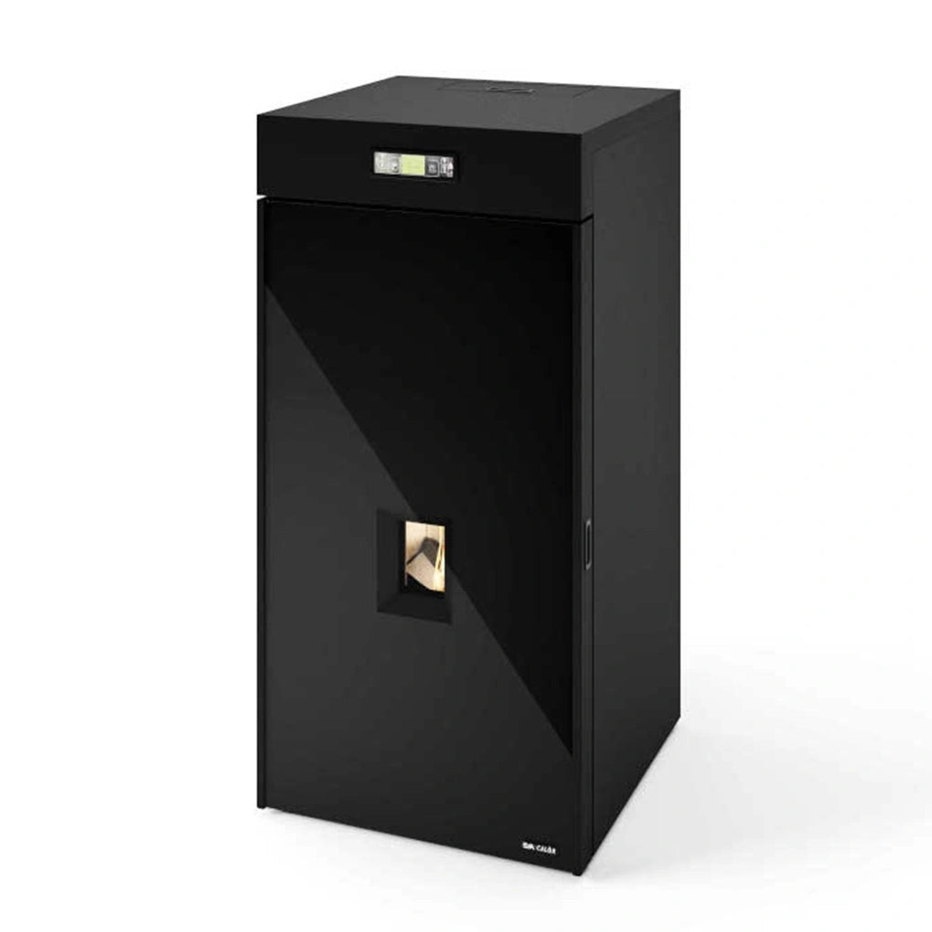 TERMOSEMINEU PE PELETI NEVA 3.5-25.5 KW - NEGRU