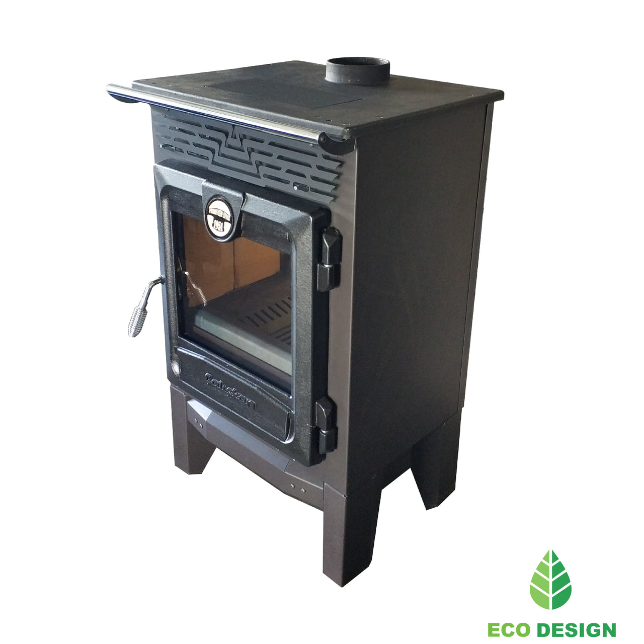Sobă de Cămin 315 kW cu Racord 130mm și Sticlă Ceramică Rezistentă la Șoc Termic