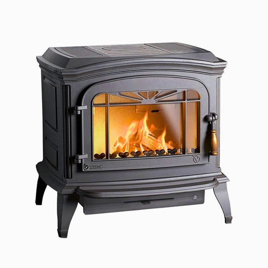 Sobă fontă Bradford 9-13.5kW, 167 kg - Negru