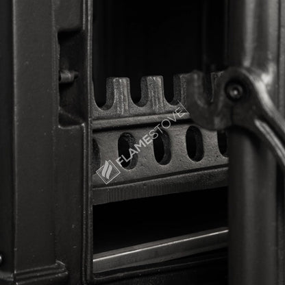 Șemineu pe lemne FS-14YKST Ultra Sirius din fontă cu rezervor, certificat CE