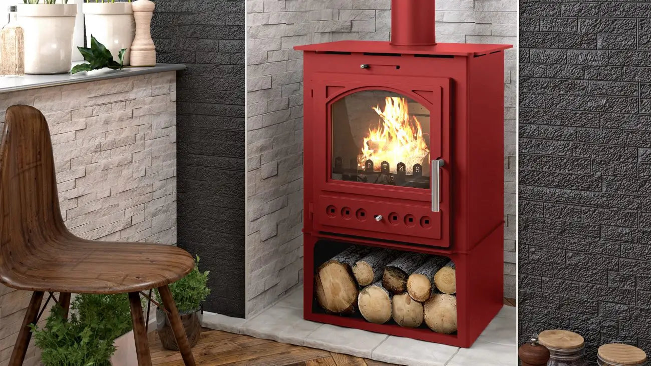 Sobă pe lemne VDB MARTINA PLUS 6 KW