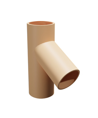 Coș de fum profesional – PracticHorn – Înălțime 7m, diametru interior 180 mm, dimensiune exterior 35×35 cm, racord 45