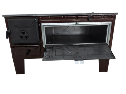 Aragaz FS-320 Maro Emailat - 50cm, Cu Cuptor Mare, Robust și Elegant