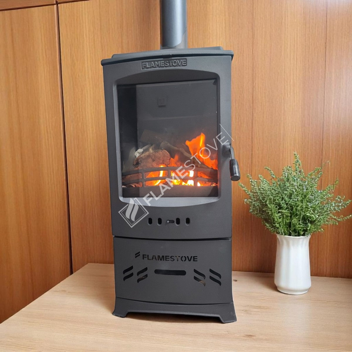 Sobă pe Lemne FS-205 LODI STYLE - Eficiență Energetică Clasa A, Design Modern, 5 kW