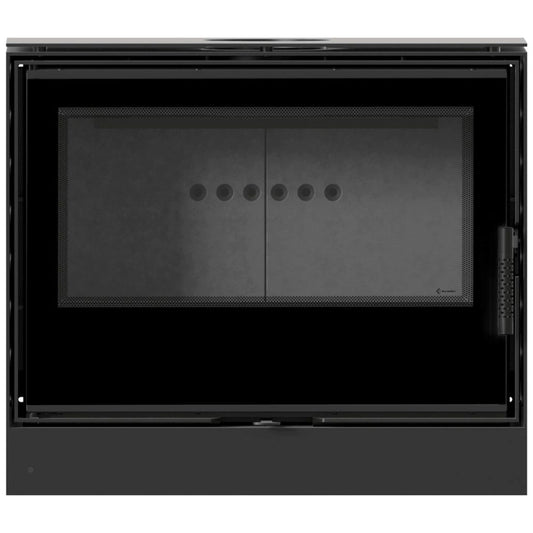 Sobă oțel Kari 80 - 12kW - Samota neagra