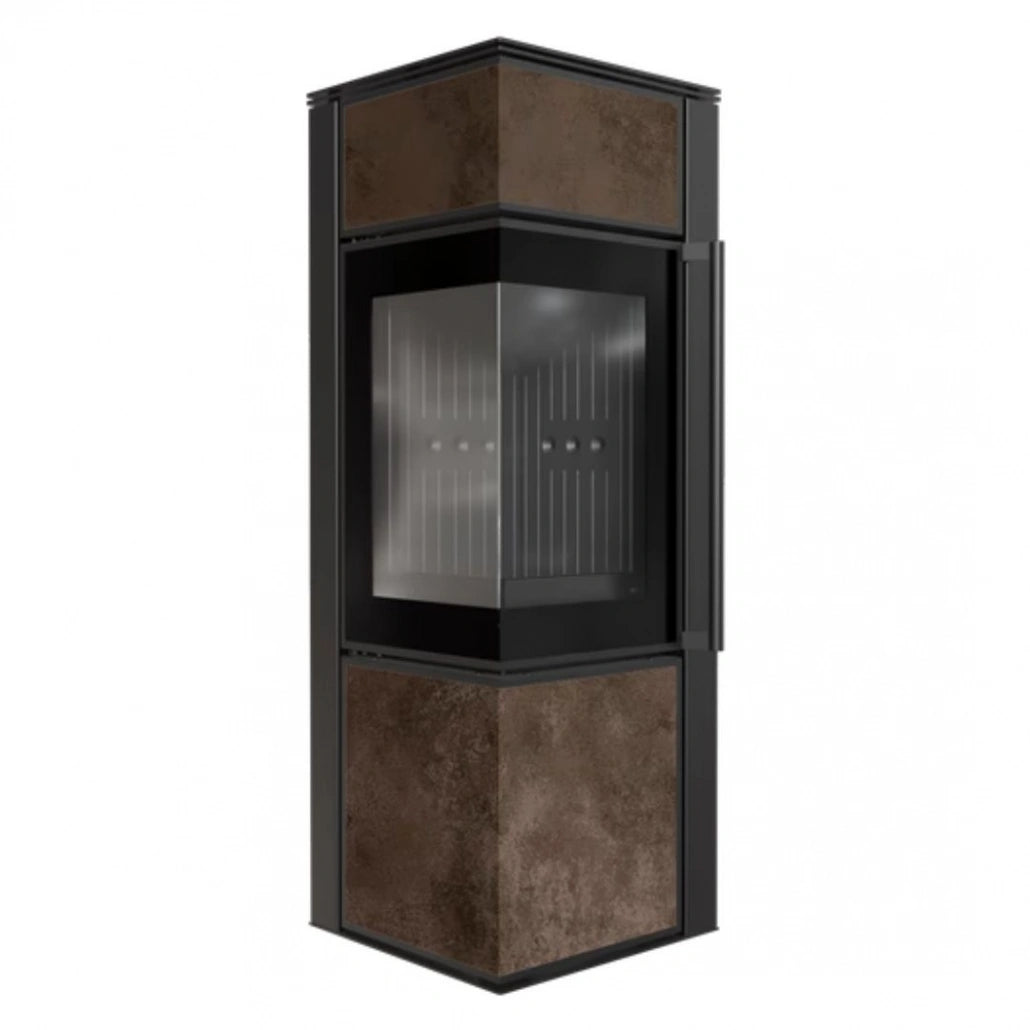 Soba Tora S 8-11kW OXIDE MORO - Samota neagra