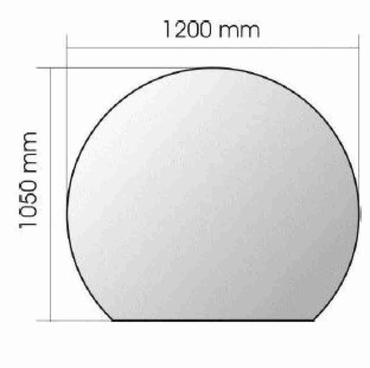 Sticlă securizata - 1050x1200 - protecție sub sobă