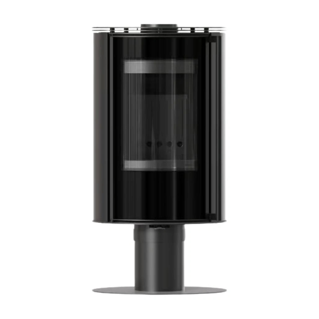 Soba rotativa otel Erik N 5.5 kW - Samota neagra - 360*