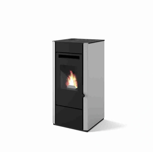 Sobă pe peleți Elsa - 2.5-9.5 kW Alb