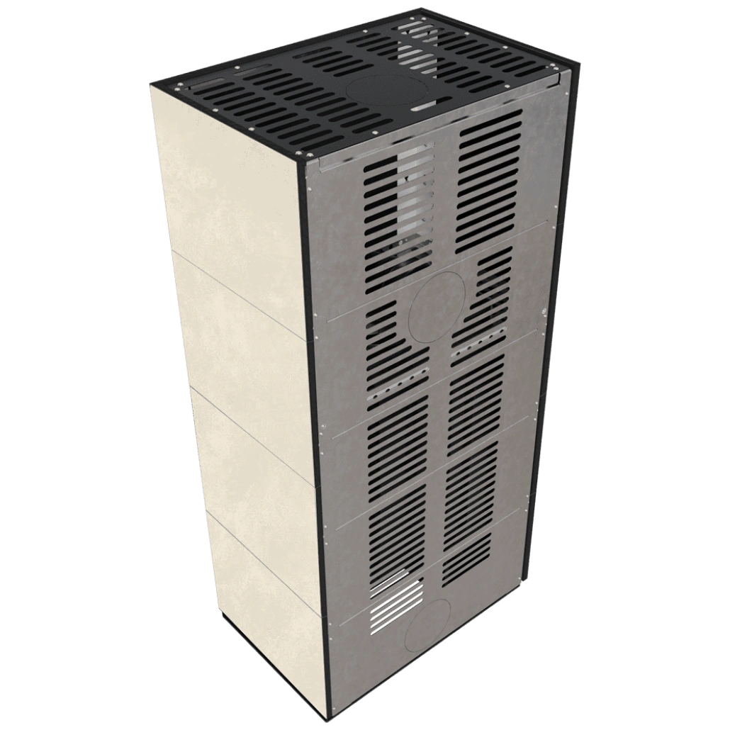 Flotek BOX 8 kW OXIDE BIANCO Sticla Stanga - cuarz sinterizat