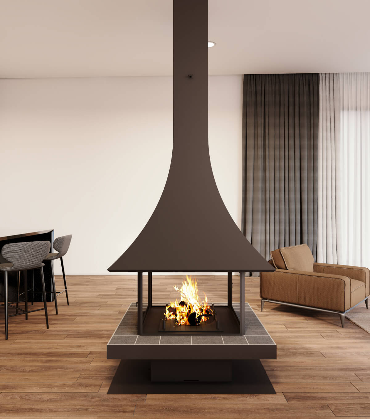 Semineu suspendat Julietta 985 JC Bordelet