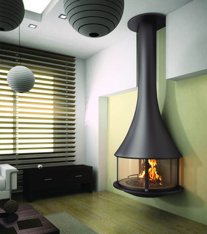 Șemineul central și suspendat Zelia 908 JC Bordelet