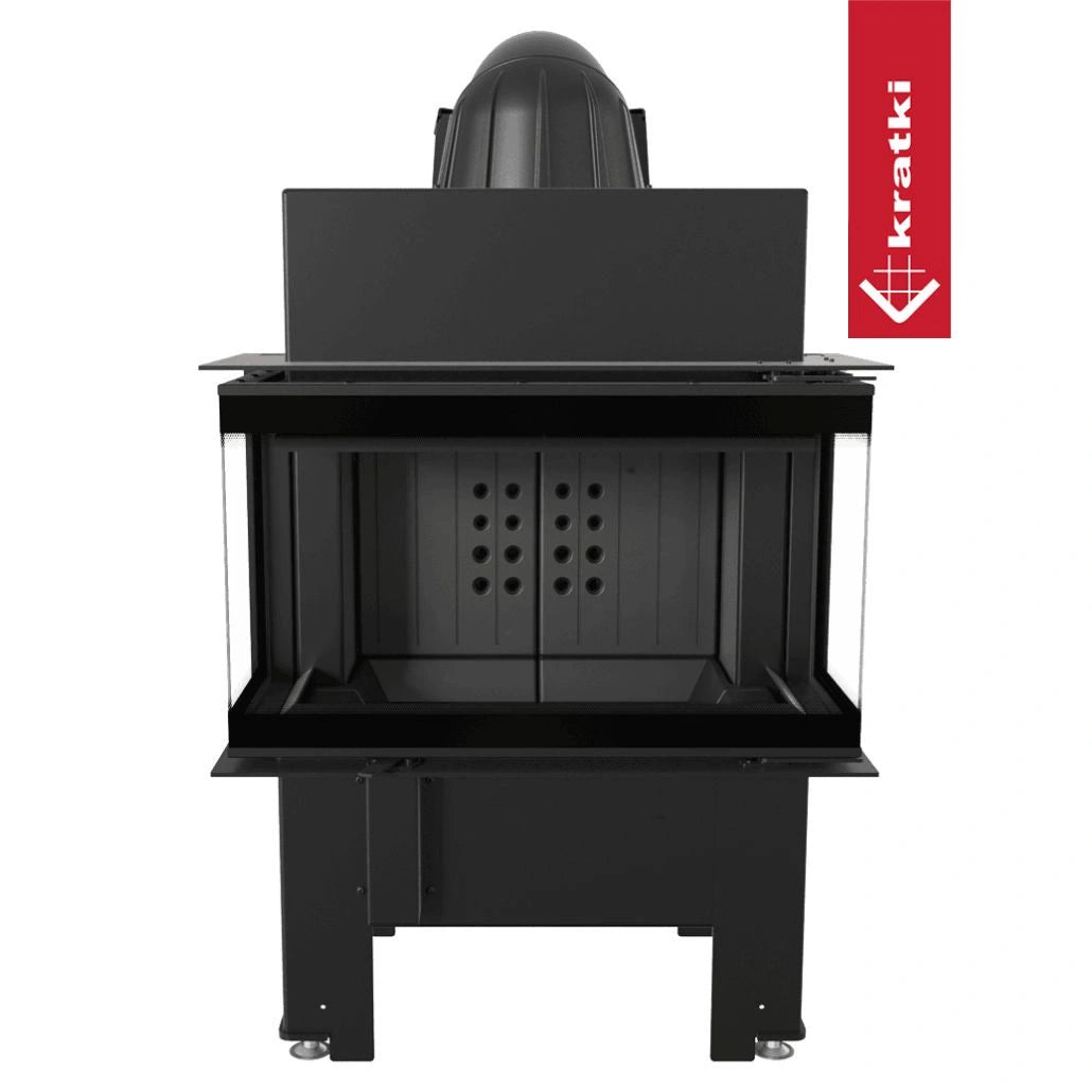 Focar semineu nbc 68 26 trei laturi deschidere standard orizontala samota neagra