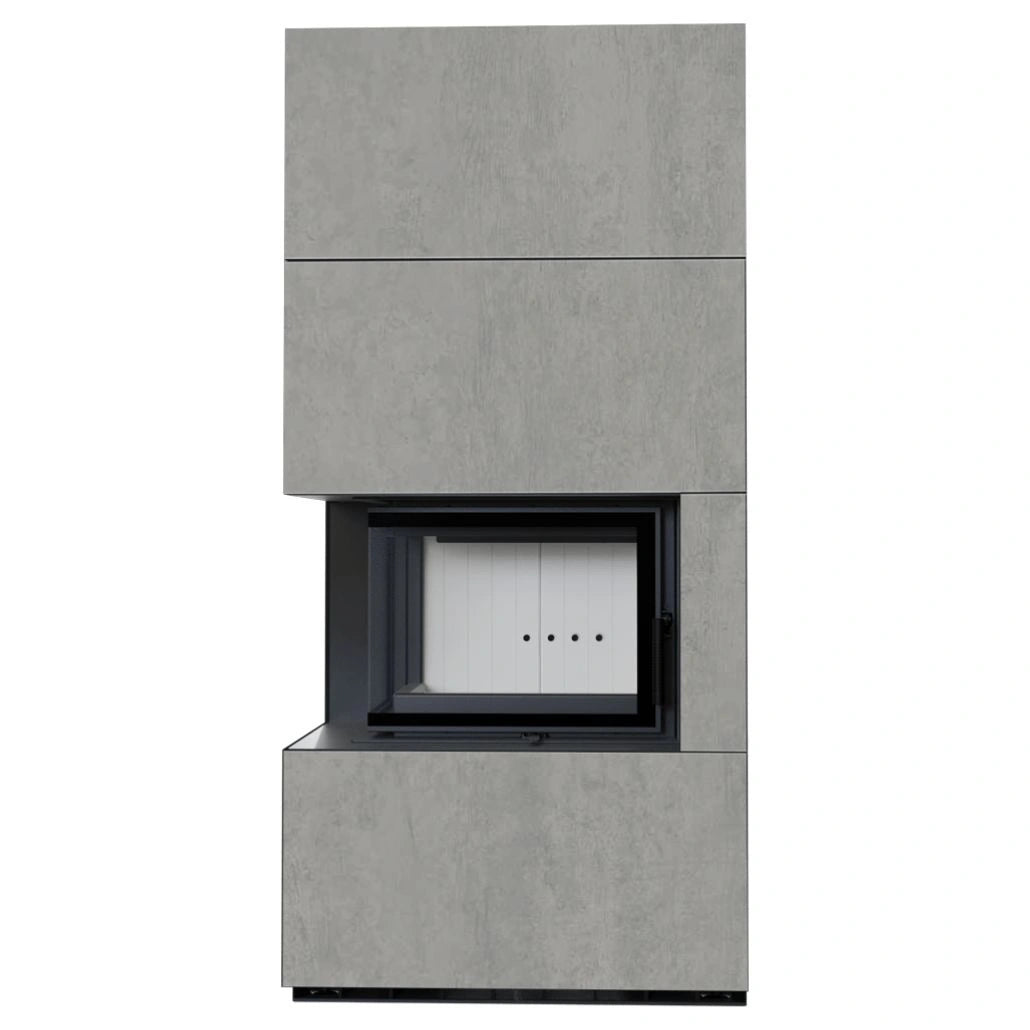 Flotek BOX 8 kW CEMENTO GRIGIO Sticla Stanga - cuarz sinterizat