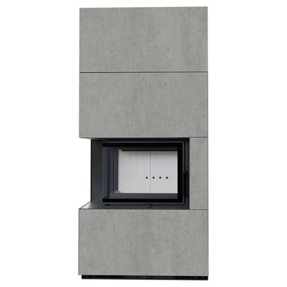 Flotek BOX 8 kW CEMENTO GRIGIO Sticla Stanga - cuarz sinterizat