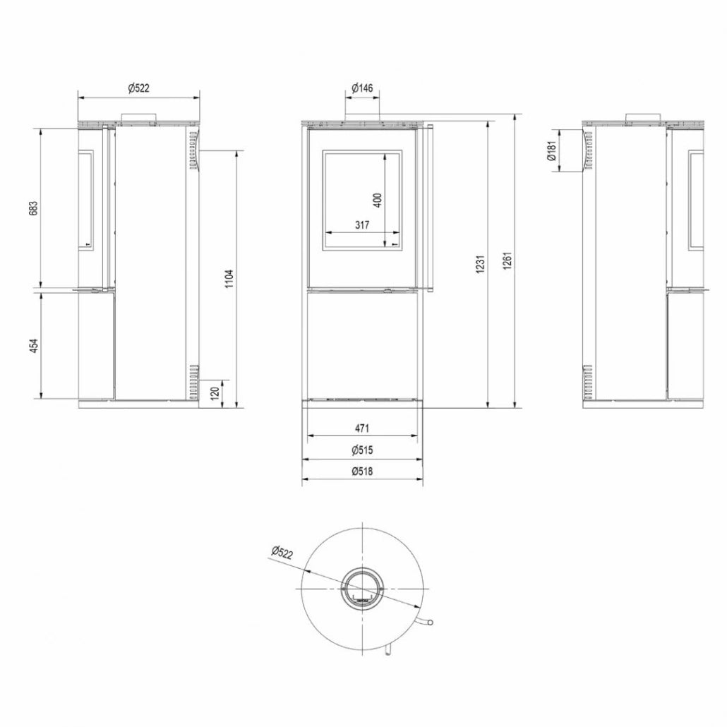 Soba otel Sven 7kW