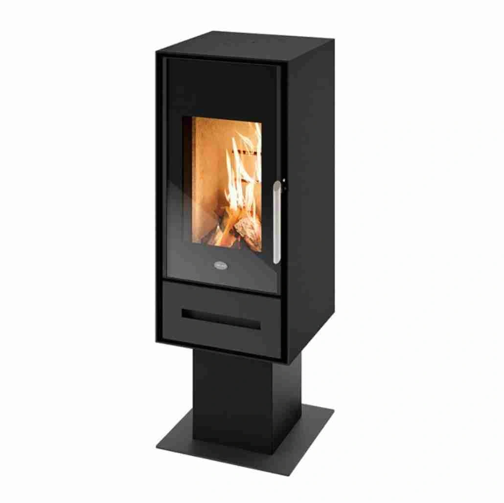 Soba Teresa 8-9.5 kw Nero - A+ Randament 86%