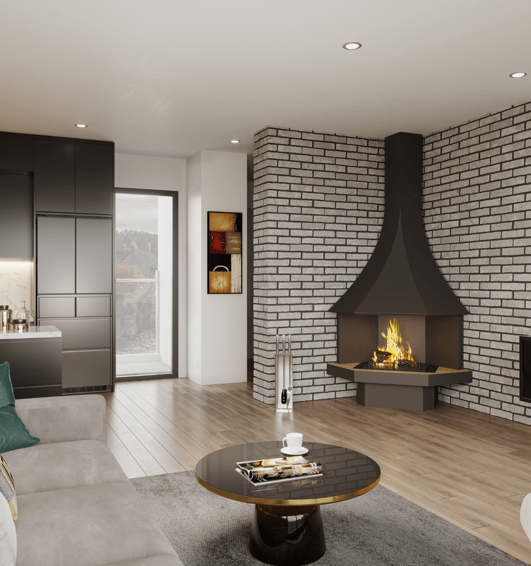 Semineu suspendat Julietta 985 JC Bordelet