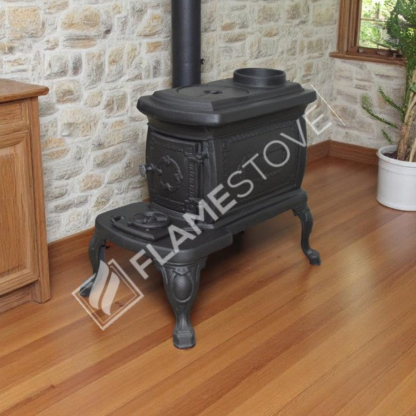 FS-059 - Soba din Fontă Nostalgică Franceză - Eficiență și Stil pentru Casa Ta