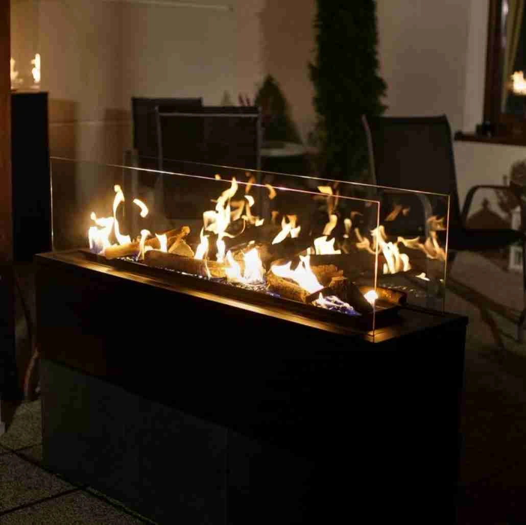 Patio Horizontal Negru Manual - Incalzitor pe gaz