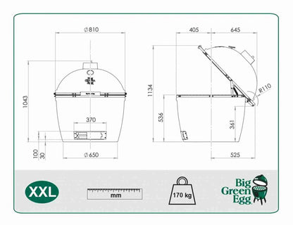 Kamado Ceramic Big Green Egg
