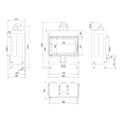 Focar LUCY 14 V2 - samota neagra