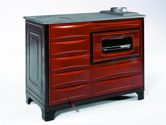 205 Majolica Cookstove - 4.5 kW, 2-Cycle Oven System, Spacious Design, Cast Iron Top