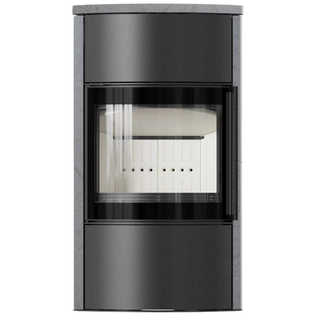 Soba Bjorn High 7kW ceramica Gray Satin cu capac ceramic