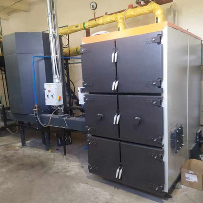 TIS HARD BIO 150 kW: Cazan Industrial Performant pe Combustibil Solid cu Alimentare Automată