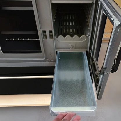 Soba de gatit P85 Negru cu plita si cuptor - 8kW - racord stanga