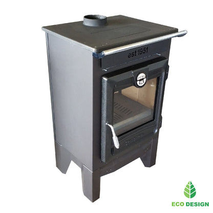 Sobă de Cămin 315 kW cu Racord 130mm și Sticlă Ceramică Rezistentă la Șoc Termic