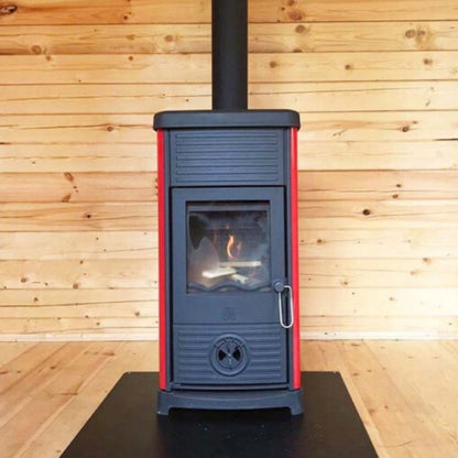 Sobă de fontă MAESTRAL N Rosu - 6.5kW