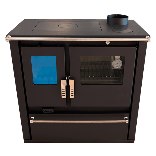 Sobă de gătit pe lemne Verso CS Plus Inox – 7,7 kW