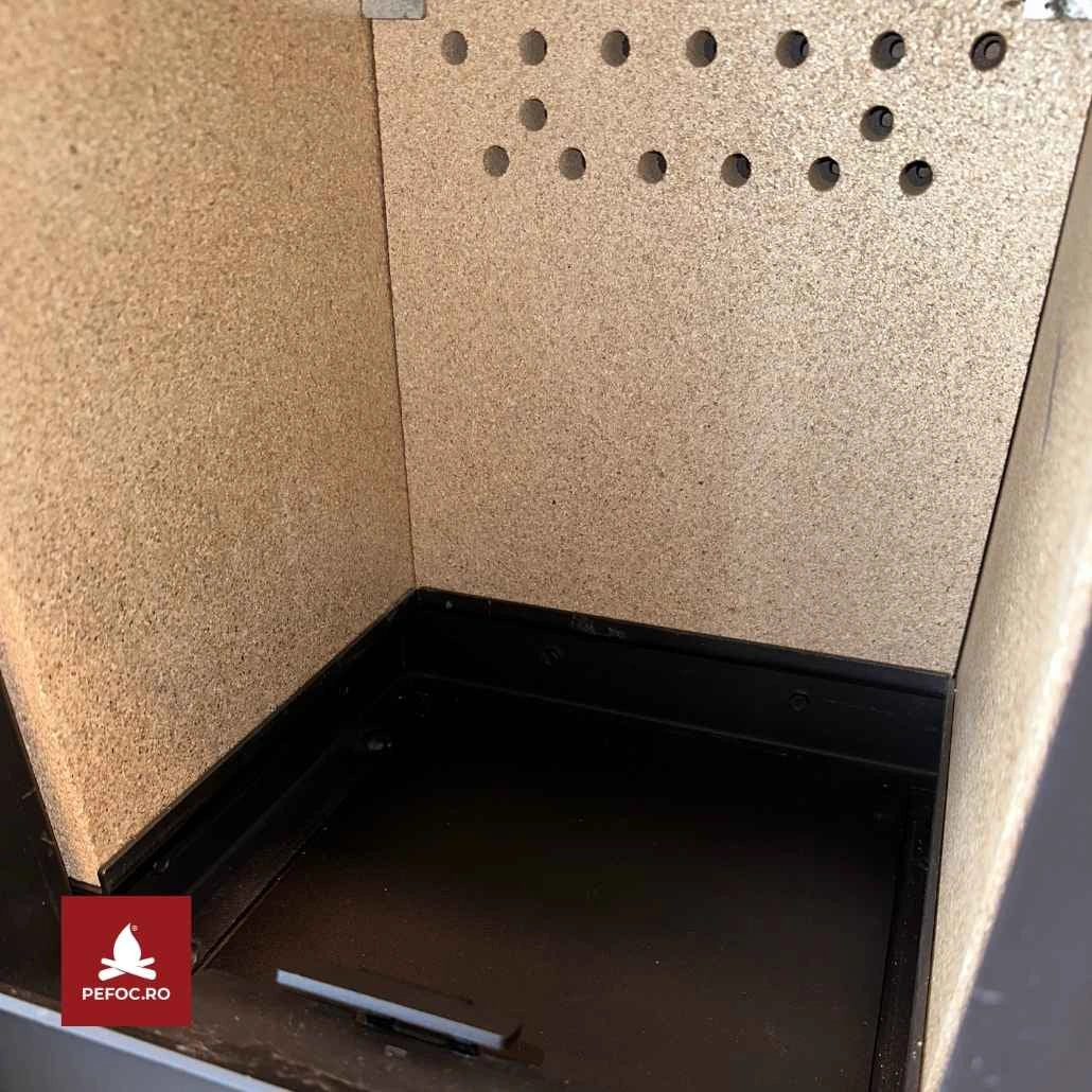 Soba pe lemne Luma 5-6kw - Negru