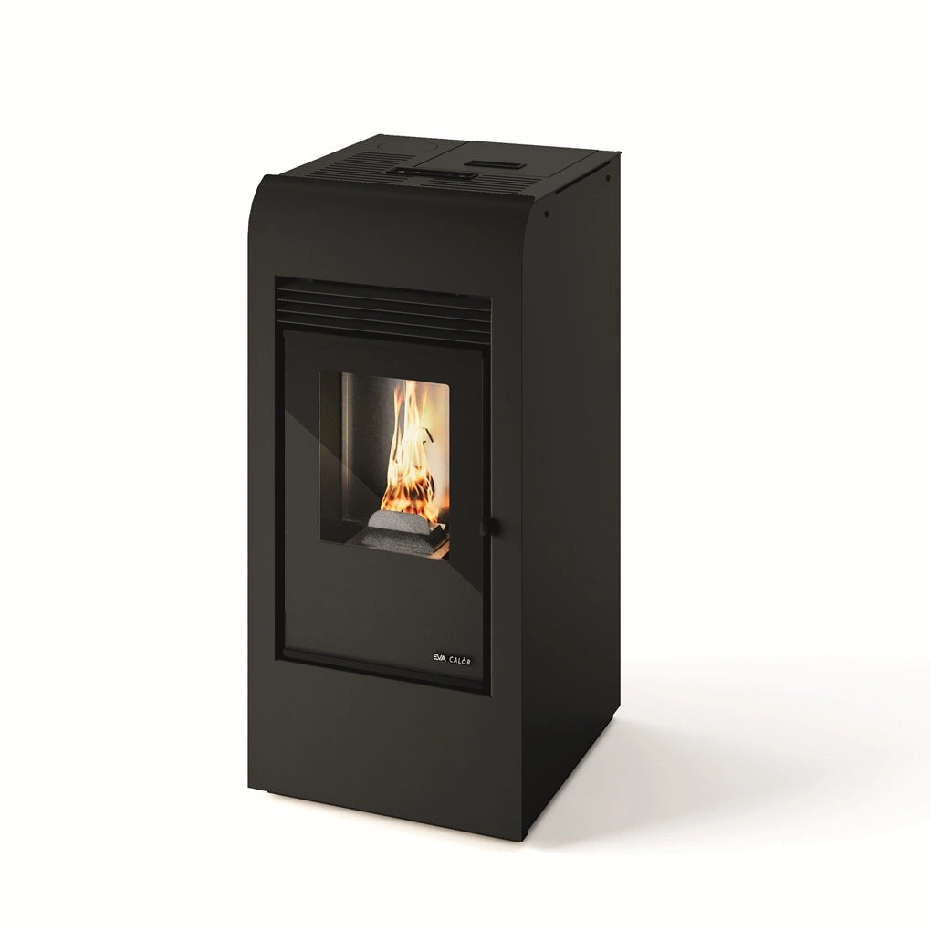 SOBA PE PELETI RITA PLUS 2.5-9.5 KW - NEGRU