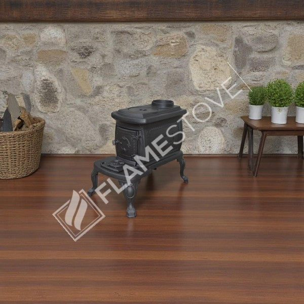 FS-059 - Soba din Fontă Nostalgică Franceză - Eficiență și Stil pentru Casa Ta