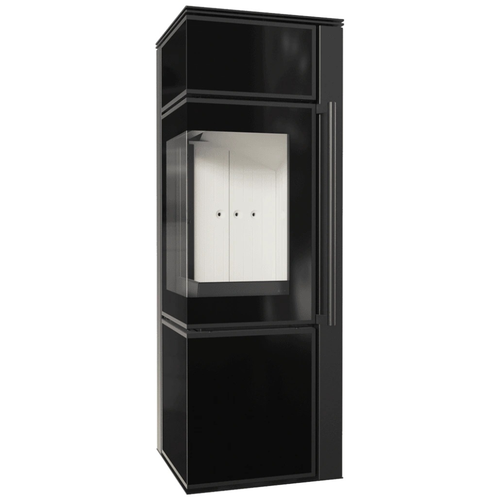 Soba Tora S 8-11kW - Panou negru de sticla