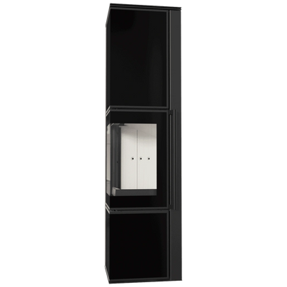 Soba Tora L 8-11kW - Panou negru de sticla