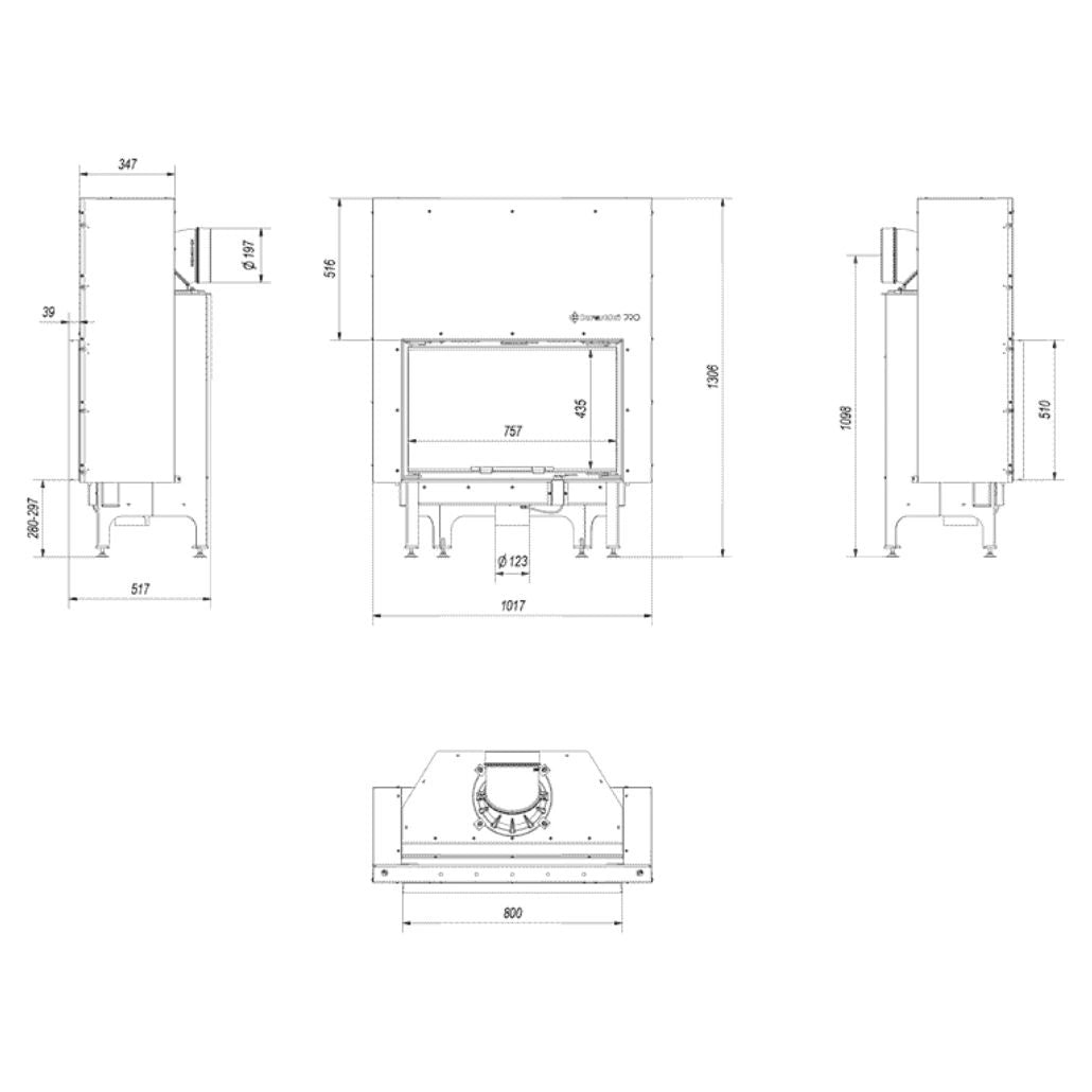 N120 Deschidere Verticala Samota Neagra